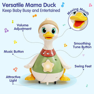 Sakerplus Musical Dancing Duck Toy Set For Babies