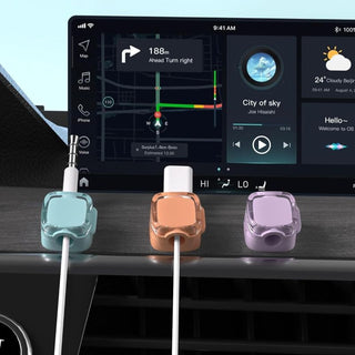 Sakerplus® Magnetic Cable Clips Desk Organizer