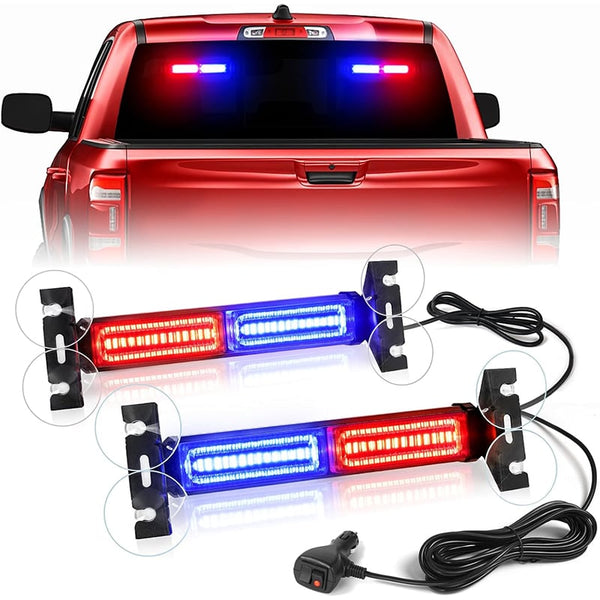 Sakerplus® Windshield Emergency Traffic Advisor Strobe Light Bar