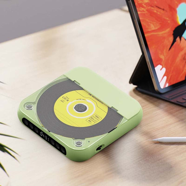 Sakerplus Portable Bluetooth-compatible CD Player