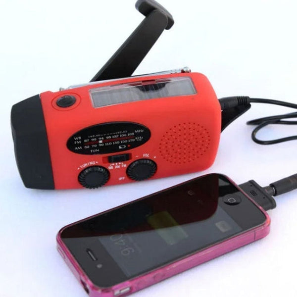 Sakerplus® Hand Crank Emergency Radio