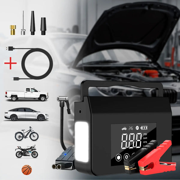 Sakerplus® Portable Tire Inflator Jump Starter