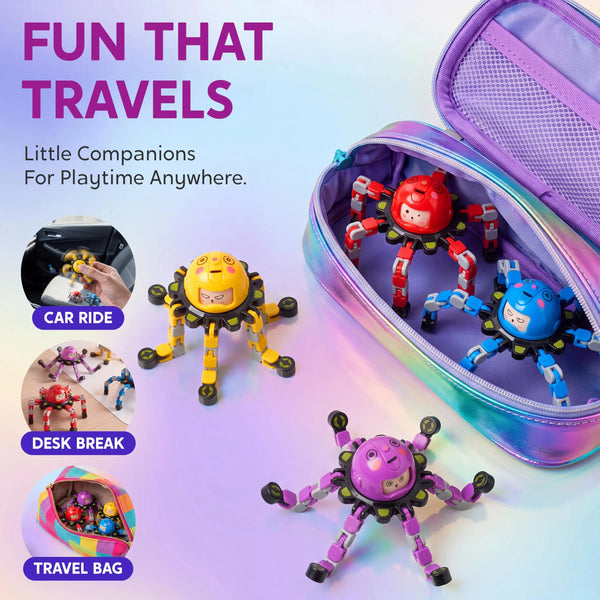 Sakerplus® Transforming Mechanical Fidget Spinner Toy