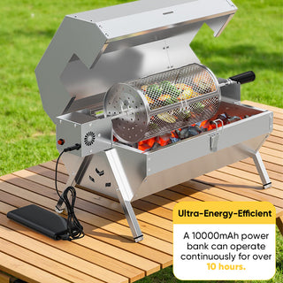 Sakerplus® Twin-Burner Electric BBQ Grill