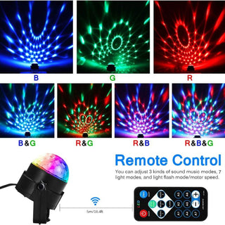 Sakerplus® Remote Control Disco Party Light