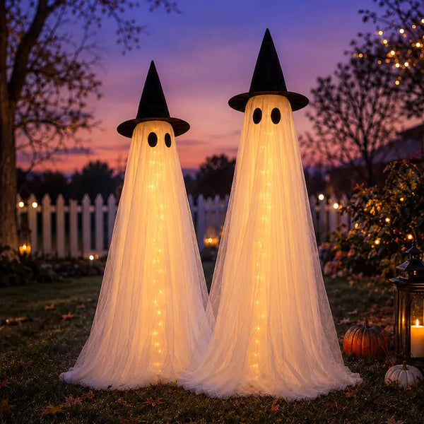 Sakerplus® Spooky Outdoor Halloween Ghost Lights
