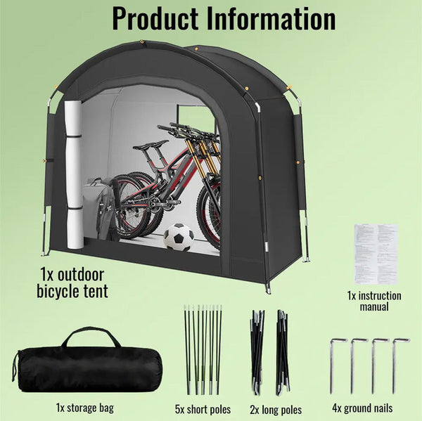 Sakerplus® Portable Waterproof Outdoor Storage Shelter