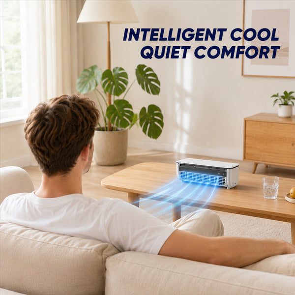 Sakerplus® Portable AC Evaporative Air Cooler with Wall-Mount Design