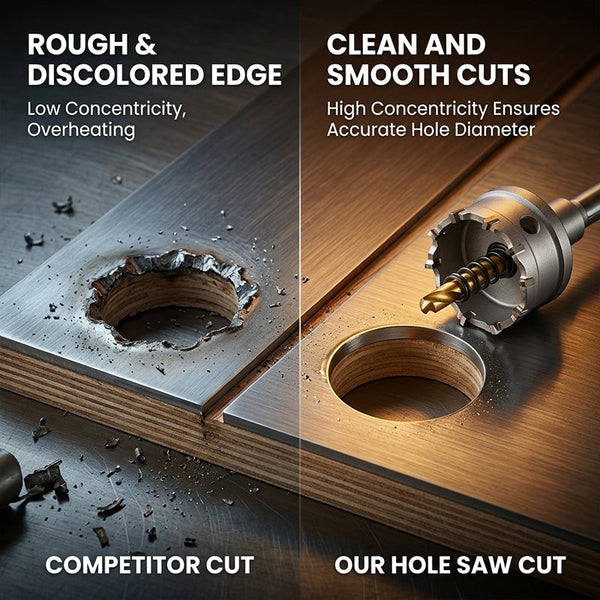 Sakerplus® Carbide Hole Saw Kit 12 Piece