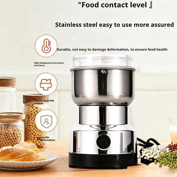 Sakerplus® High-Speed Stainless Steel Grain Grinder