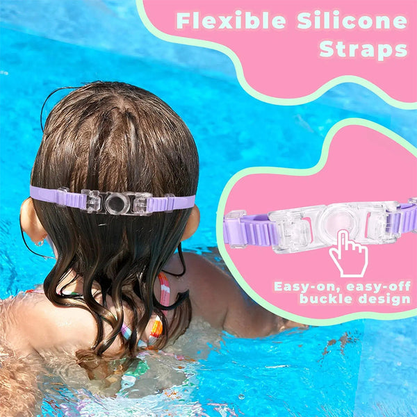 Sakerplus® Kids Swimming Goggles Set