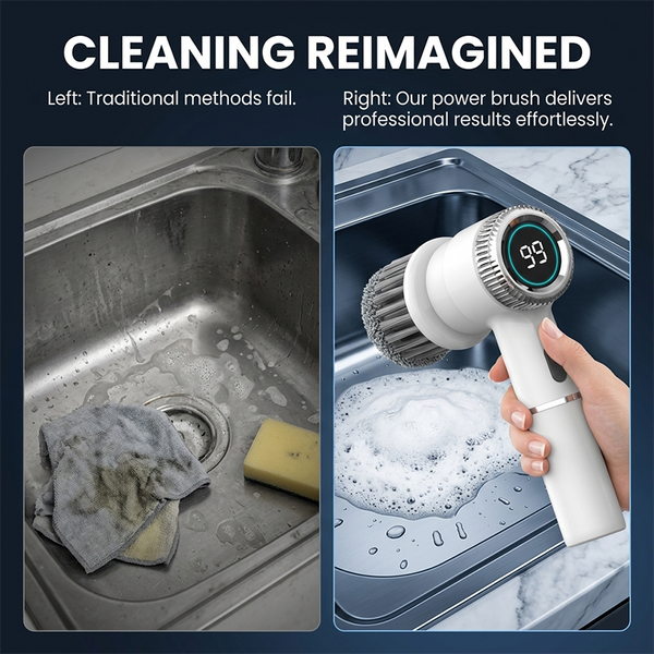 Sakerplus® Smart Cordless Power Scrubber