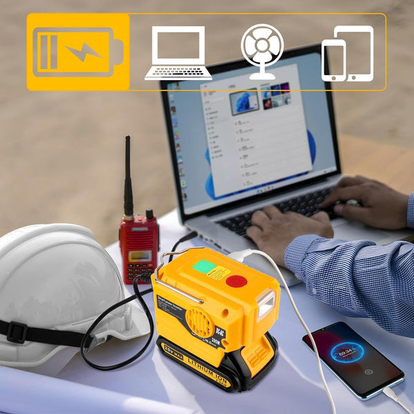 Saker 200W Power Inverter for 18-20V to 220V Adapter