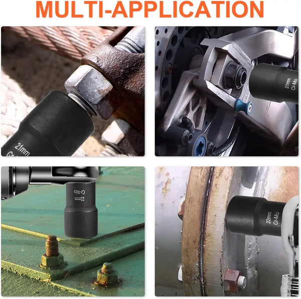 Sakerplus® Damaged Lug Nut Extractor Set