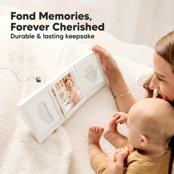 Sakerplus® Baby Handprint Footprint Frame Kit