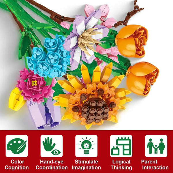 Sakerplus® Christmas Flower Bouquet Advent Calendar