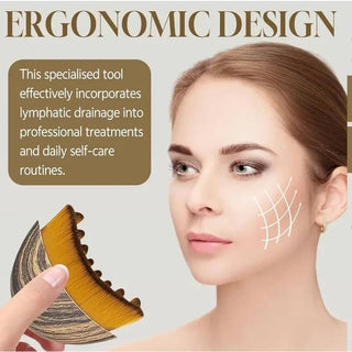 Sakerplus® Lymphatic Contour Facial Massage Brush