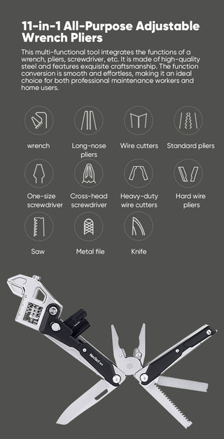 Sakerplus Multifunctional Adjustable Wrench Tool Set