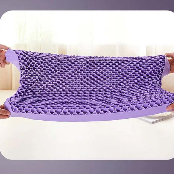 Sakerplus® Purple Gel Latex Neck Pillow