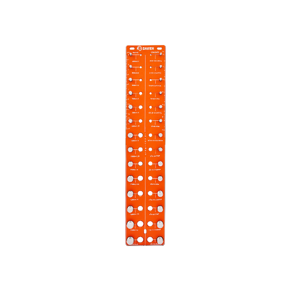 SAKER® Nut and Bolt Thread Checker