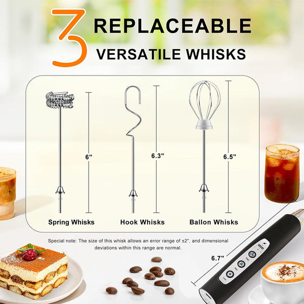 Sakerplus Rechargeable Electric Milk Frother
