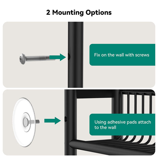 Sakerplus® Slim Behind Door Storage Rack Organizer