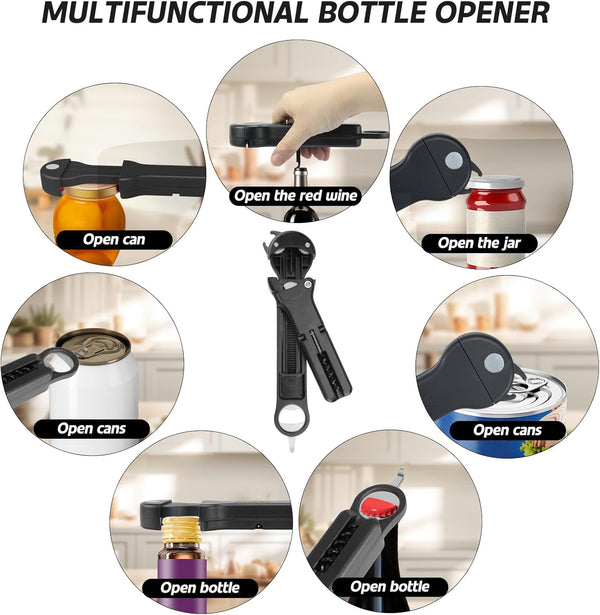 Sakerplus Retractable Magnetic Jar Opener