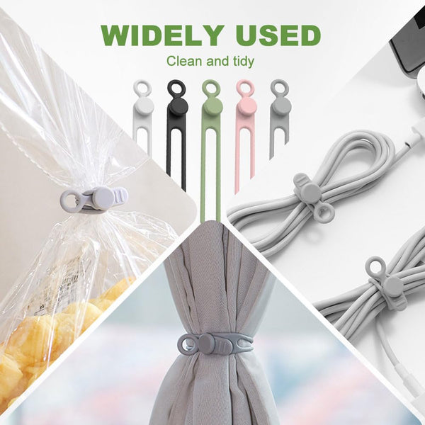 Sakerplus® Silicone Cable Organizer For Cables