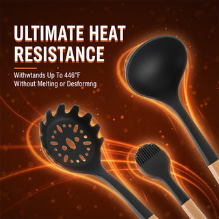 Sakerplus® Silicone Kitchen Utensil Set