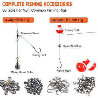 Sakerplus® Fishing Gear Accessories Kit Set