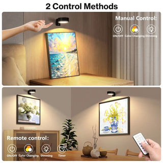 Sakerplus® Magnetic Rechargeable Picture Wall Lights