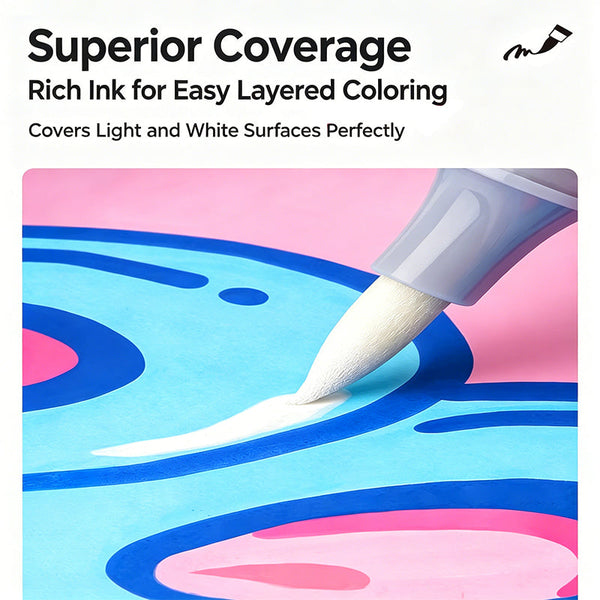 Sakerplus® 60 Colors Acrylic Paint Marker Set