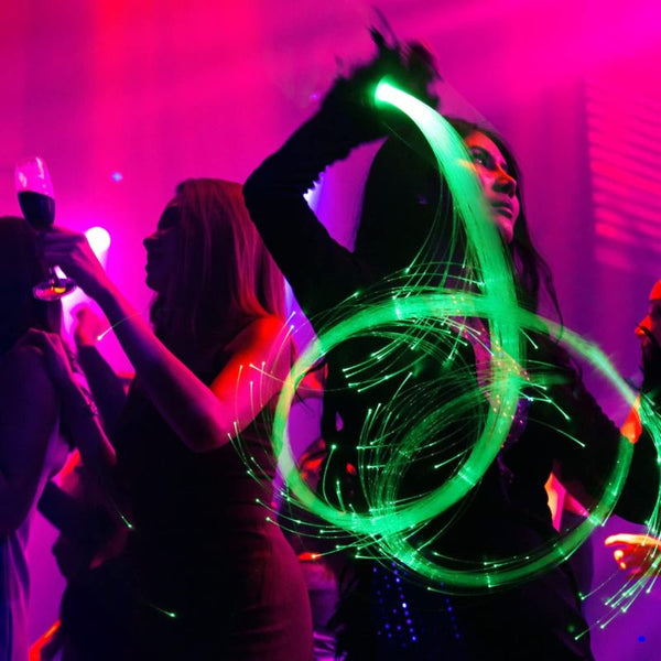 Sakerplus® Fiber Optic Dance Whip Lights