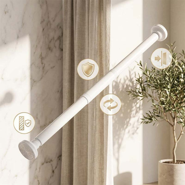 Sakerplus® Bedroom Lace Curtain With Adjustable Rod