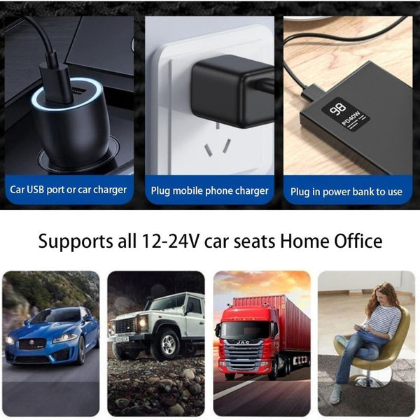 Sakerplus® Universal USB Cooling Seat Cushion