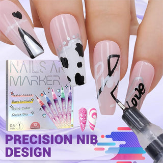 Sakerplus® Nail Art Pens Drawing Set