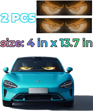 Sakerplus Car Windshield Devil Eyes Light