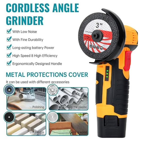 Sakerplus® Compact Cordless Metal Cutting Grinder