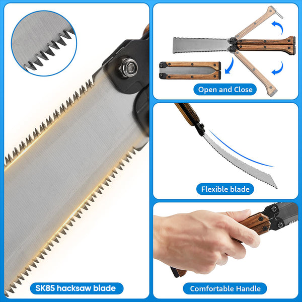 SAKER® Portable Foldable Double-Sided Saw