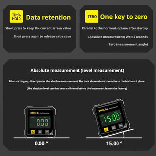 Sakerplus® Digital Laser Angle Finder Protractor Tool