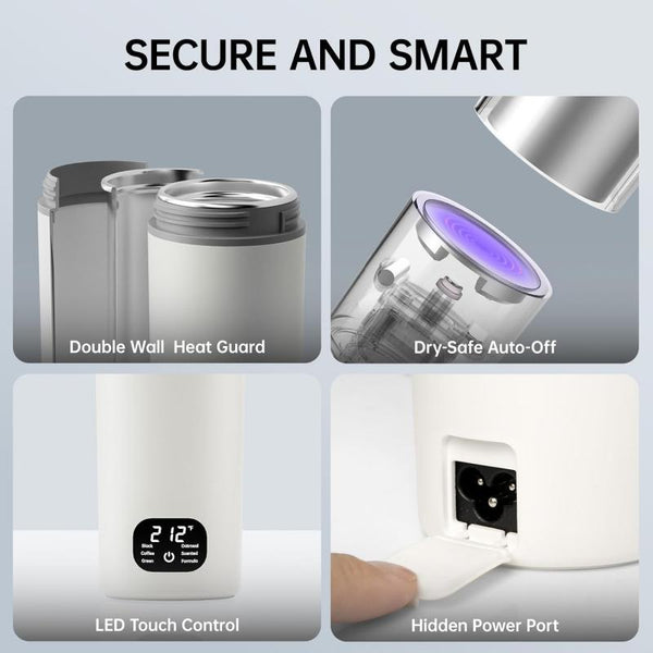 Sakerplus® Stainless Steel Small Electric Kettle