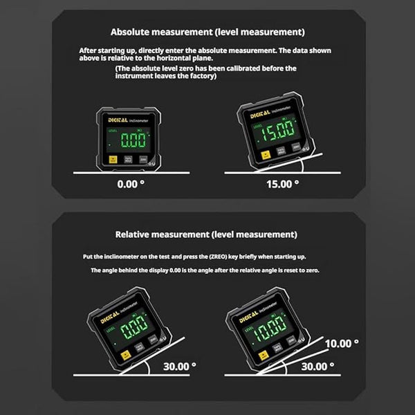 Sakerplus® Digital Laser Angle Finder Protractor Tool