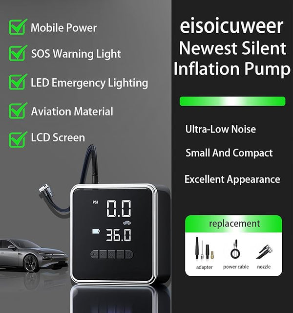 Sakerplus® High Pressure Portable Tire Inflator