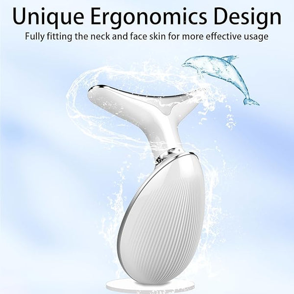 Sakerplus® Ergonomic Facial And Neck Massager Device
