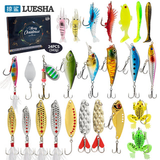 Sakerplus® Fishing Lures Advent Calendar 2025 Set