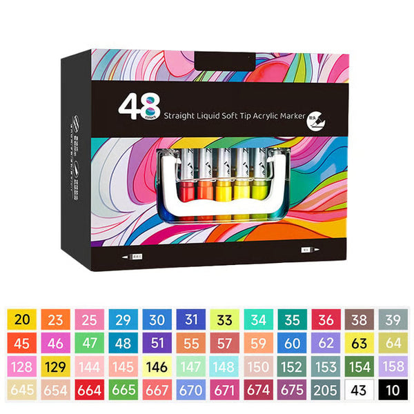 Sakerplus® 60 Colors Acrylic Paint Marker Set