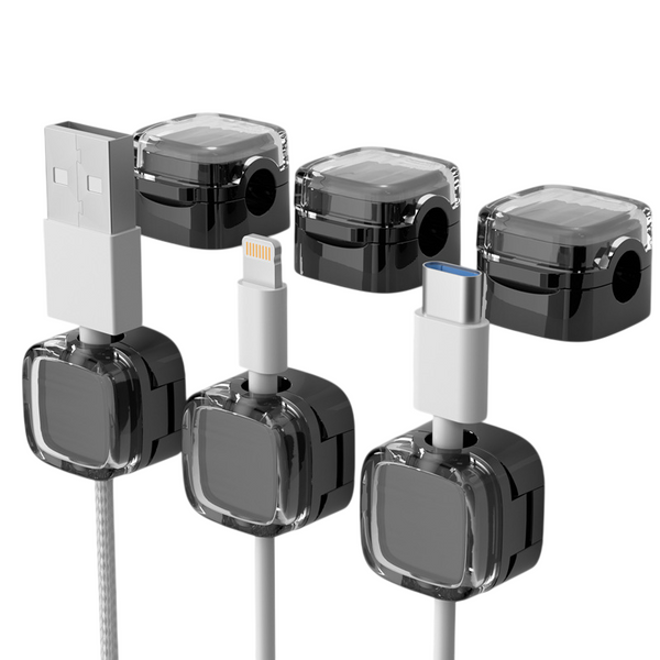 Sakerplus® Magnetic Cable Clips Desk Organizer