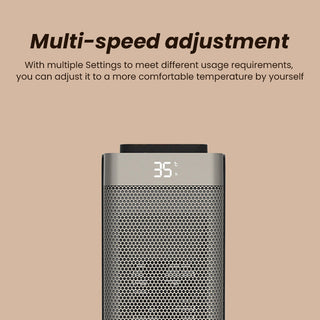 Sakerplus® Oscillating Electric Fireplace Tower Heater