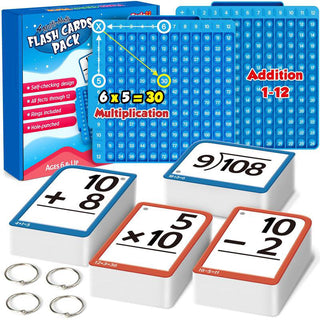 Sakerplus® Math Flash Cards Learning Set