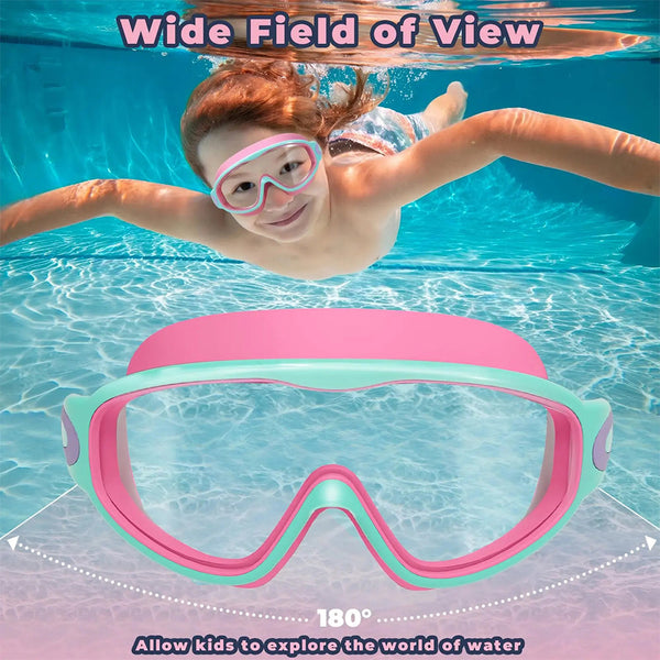 Sakerplus® Kids Swimming Goggles Set